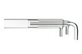Quartz Torch with 90 Deg. Bend & 1.8mm Capillary Injector for 700-ES or Vista Axial (30-808-3315)