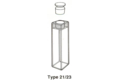 Cell, Type 23 –Fluorimeter Rectangular with Stopper