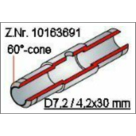 Tube, uncoated 60°, Shimadzu (56Shi10)