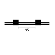 Viton Peristaltic Pump Tubing, 2 Bridged, 127 mm