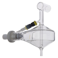 Twister Spray Chamber with Aux Port & Helix (Organics), 50ml cyclonic, Borosilicate glass (20-809-0004HE)