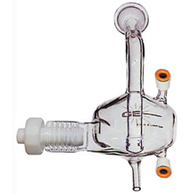 Jacketed Twister Spray Chamber with Helix , 50ml cyclonic, Borosilicate glass (20-809-0302HE)