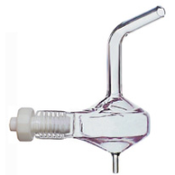 Tracey Spray Chamber with 4mm Pumped Drain & Helix, 50ml cyclonic, Borosilicate glass (20-809-0456HE)