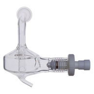 Twinnabar Spray Chamber with Helix and Screw Mount, 20ml cyclonic, Borosilicate glass (20-809-3650HE)