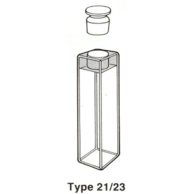 Cell, Type 23 –Fluorimeter Rectangular with Stopper