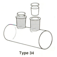 Cell, Type 34 – Cylindrical Two Stoppers