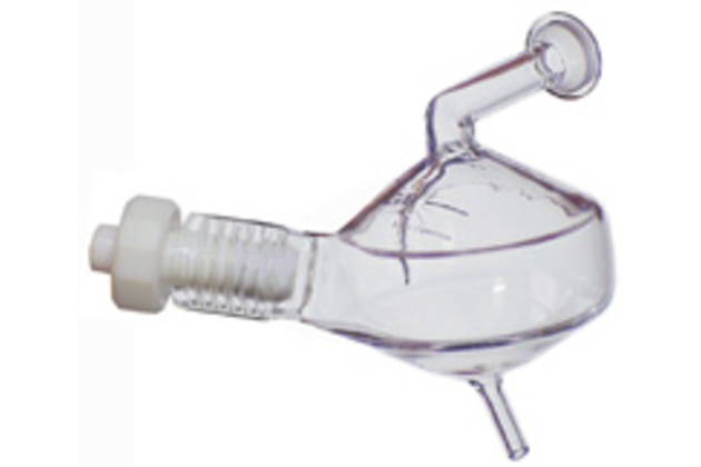 Tracey Spray Chamber with Helix , 50ml cyclonic, Borosilicate glass (20-809-0165HE)
