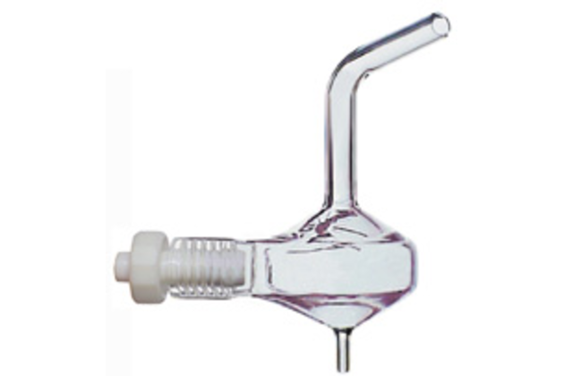 Tracey Spray Chamber with 4mm Pumped Drain & Helix, 50ml cyclonic, Borosilicate glass (20-809-0456HE)