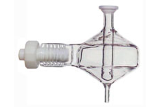 Twister Spray Chamber with Helix , 50ml cyclonic, Borosilicate glass (20-809-0495HE)