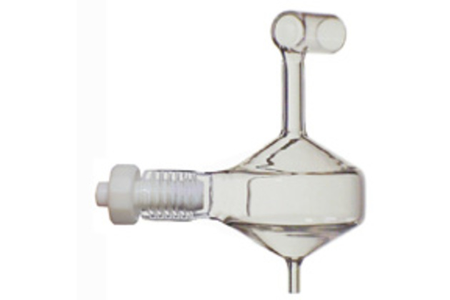 Cinnabar Spray Chamber with Helix, 20ml cyclonic, Borosilicate glass (20-809-9121HE)