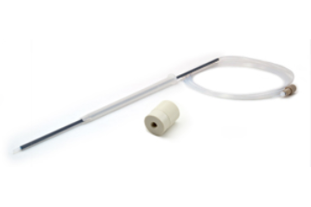 PTFE Sheathed Carbon Fibre Probe 1.0mm ID with 1/4-28 ratchet fitting, Perkin Elmer (70-803-0816)