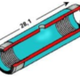 Pyrolytic tube for high precision, with grooves, 10 pcs (56PE002)