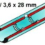 Tube, pyrocoated, halfrings for Thermo Electron (Unicam), 10 pcs (56UN004)