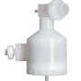 Tracey PFA44 Spray Chamber with Aux Port, ScrewLok & Helix, 44ml cyclonic, PFA (20-809-2578)